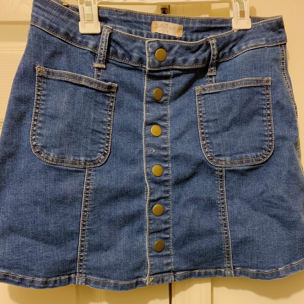 Altard State Denim Skirt New